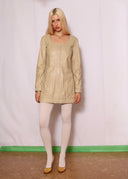 Elie Tahari Leather Dress (XS/S)