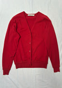 90s Miu Miu Red Nylon Cardigan (S/M)
