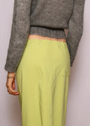 Emporio Armani Y2K Lime Maxi Skirt (S/M)