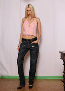 Miu Miu SS 2000 Coin Print Halter Top (S)