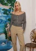 Miu Miu 2008 Grey Mohair Cardigan (XS/S)