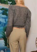 Miu Miu 2008 Grey Mohair Cardigan (XS/S)