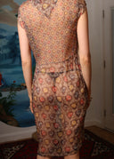 Cacharel Silk Print Sheer Dress (XS/S)