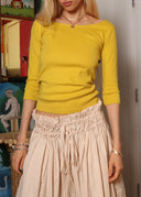 Agnes B Yellow Top (XS/S)