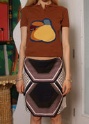 Miu Miu SS 2005 Nylon Pear Polo (XS/S)