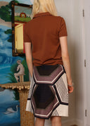 Miu Miu SS 2005 Geometric Skirt (M/L)