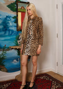 Moschino Cheap and Chic 1990s Leopard Suit (XS)
