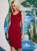 Moschino Jeans Red Bow Dress (XS/S)