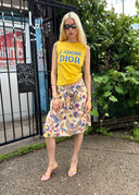 J'Adore Dior Iconic Yellow Logo Tank (S)