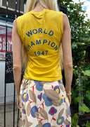 J'Adore Dior Iconic Yellow Logo Tank (S)