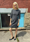 Miu Miu FW 1997 Grey Stretch Wool Dress (XS/S)