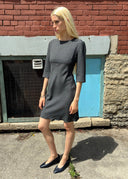 Miu Miu FW 1997 Grey Stretch Wool Dress (XS/S)