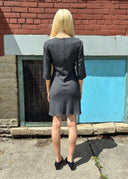 Miu Miu FW 1997 Grey Stretch Wool Dress (XS/S)