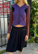Prada 1990s Mesh Pleated Skirt (M)