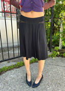 Prada 1990s Mesh Pleated Skirt (M)