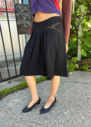 Prada 1990s Mesh Pleated Skirt (M)