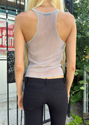 Emporio Armani SS 2000 Sequin Tank Top (XS/S)