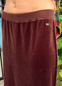 Sonia Rykiel Brown Velvet Skirt (XS/S/M)