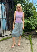 Giorgio Armani Silk Organza Print Skirt (S/M/L)