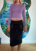 Philosophy di Alberta Ferretti Nylon Skirt (XS/S)