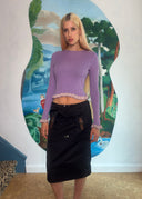 Philosophy di Alberta Ferretti Nylon Skirt (XS/S)