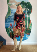 Roberto Cavalli Class Printed Dress (S/M)