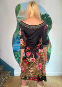 Roberto Cavalli Class Printed Dress (S/M)