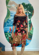 Roberto Cavalli Class Printed Dress (S/M)