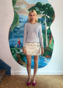 Prada 1990s Quilted Mini Skirt (XS)