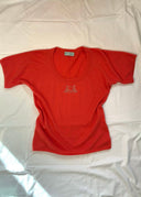 Clements Ribeiro Orange Cashmere Cat Tee (S/M)