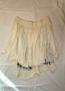 Frapbois Soft Gathered Blue Print Skirt (S/M)
