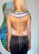 Fendi SS 2008 Backless Silk Top (S/M)