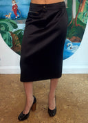 Celine Black Zipper Skirt (S/M)