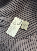 Yohji Yamamoto Grey Ribbed Sweater (S/M)