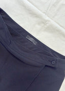 Prada 1990s Black Nylon Wrap Skirt (S)