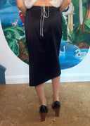 Celine Black Zipper Skirt (S/M)