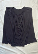 Balenciaga Le Dix Cotton Ruched Back Top (S/M)