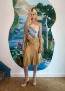 Magaschoni Silk Panelled Skirt (XS/S)