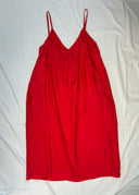 Lutz Huelle Red Cupro Dress (S/M)