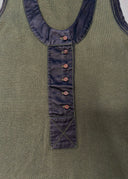 Balenciaga Knits Green Button Tank (XS)