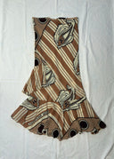 Keita Maruyama Brown Silk Chiffon Print Set (XS)