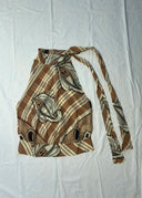 Keita Maruyama Brown Silk Chiffon Print Set (XS)