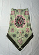Keita Maruyama Green and Pink Silk Print Set (XS)
