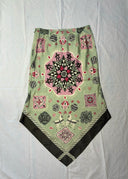 Keita Maruyama Green and Pink Silk Print Set (XS)