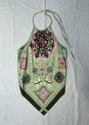 Keita Maruyama Green and Pink Silk Print Set (XS)