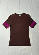 Dries Van Noten Brown Cotton Tee (S)