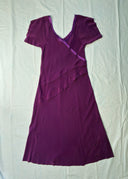 Alberta Ferretti Purple Silk Dress (XS/S)
