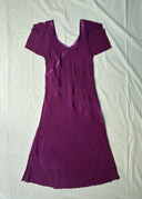 Alberta Ferretti Purple Silk Dress (XS/S)