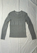 Y's Soft Panelled Long Sleeve Top (S/M)