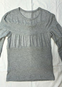 Y's Soft Panelled Long Sleeve Top (S/M)